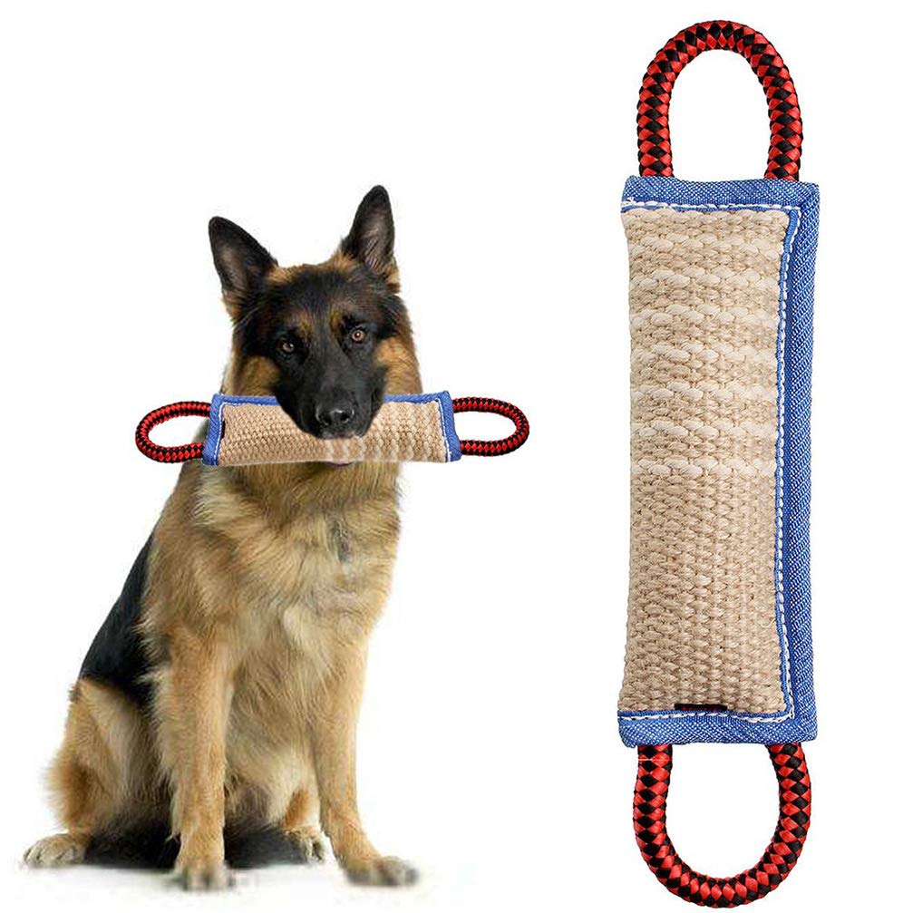 Oreiller de morsure en jute de qualité pour dressage canin