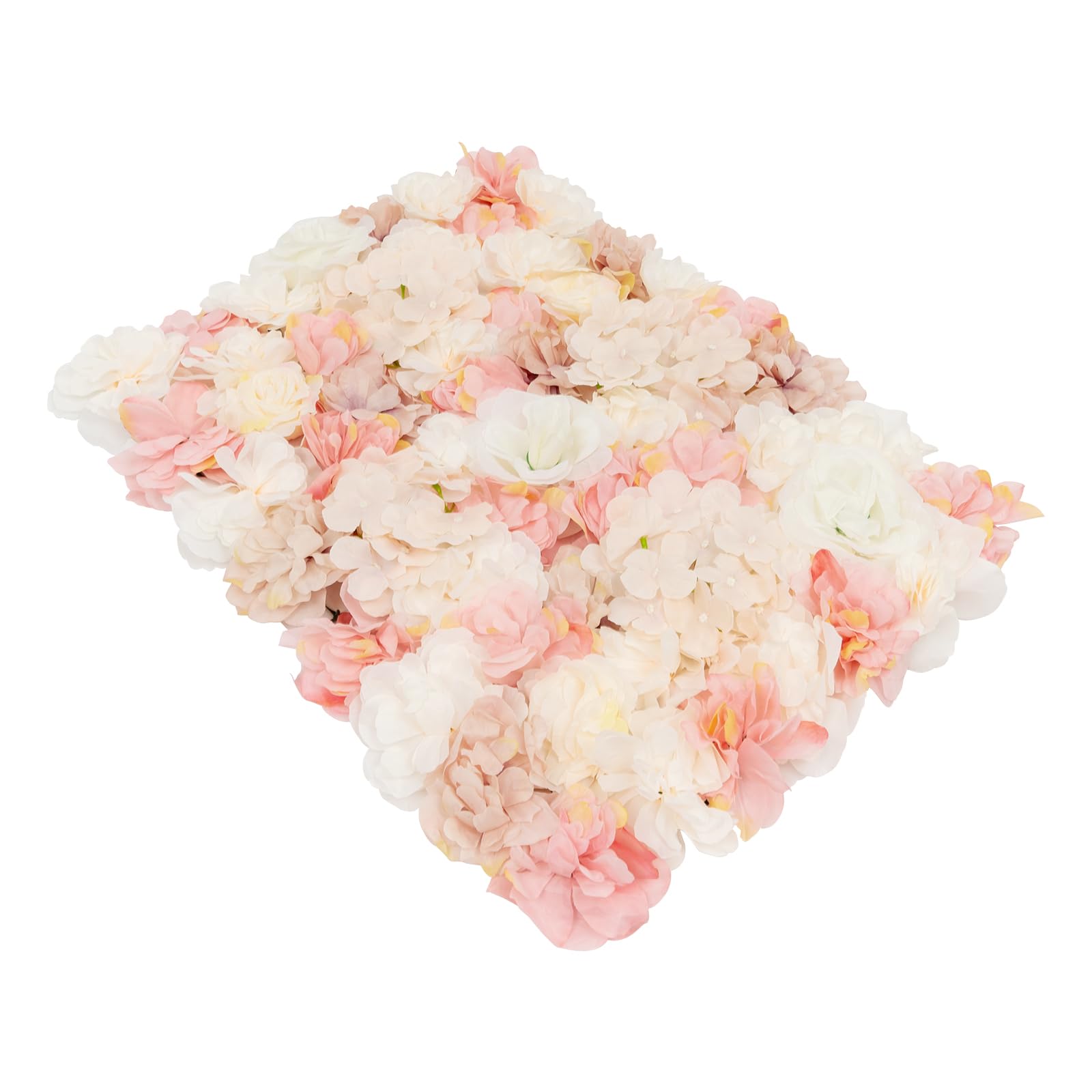 Künstliche Blumenwand, Kunstblumen Wandpaneele 20er Set, 60x40 cm | Seidenstoff, Wanddeko Blumen, für Hochzeit, Valentinstag, Zuhausedekoration