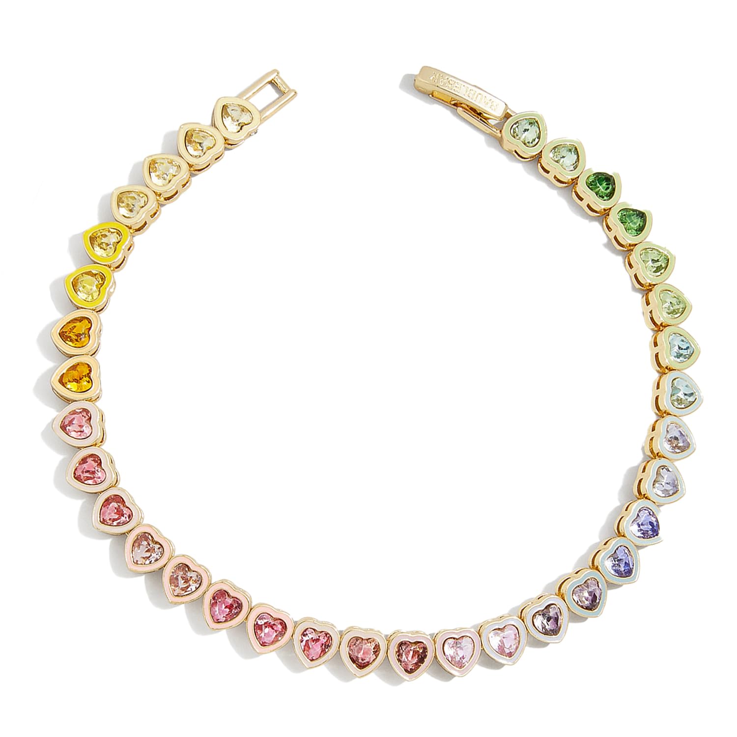 Kali Tennis Bracelet for Women - Classic Gold-Plated Bracelet w/Cubic Zirconia Crystals, Hypoallergenic, Perfect for Stacking, Women's Jewelry