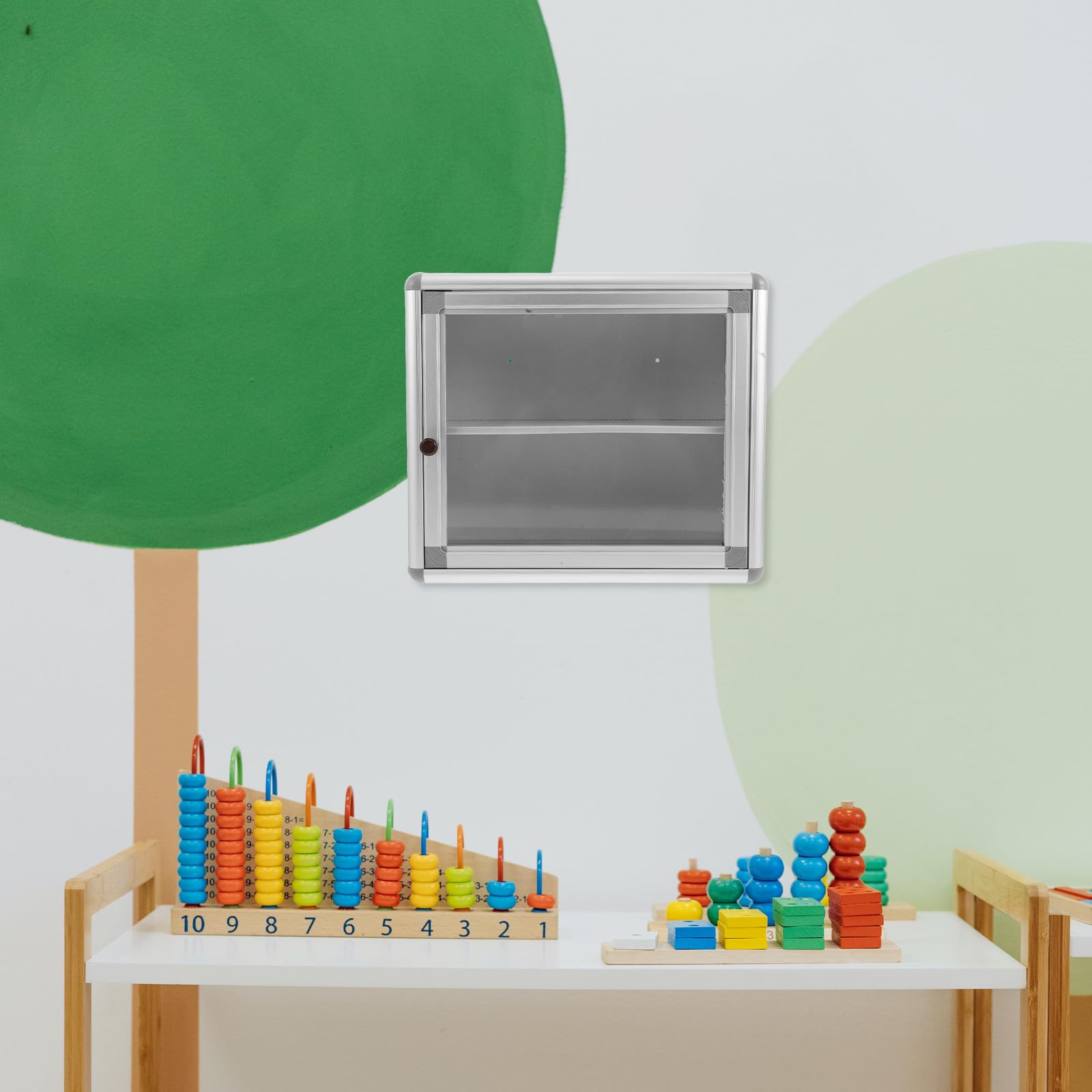 Caja de Almacenamiento Metálica para Suministros Médicos y Objetos Perdidos y Construcción Duradera Diseño Ahorrador de Espacio para Botiquín de Pared en Oficinas Públicas y Baños