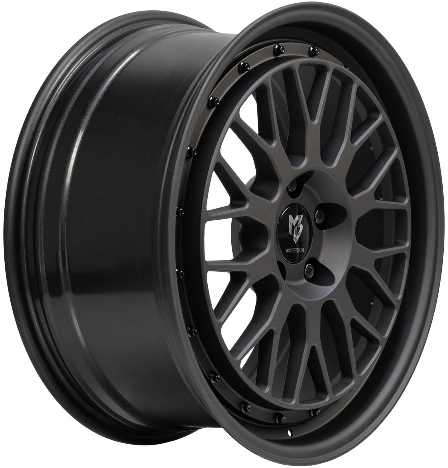 4 cerchi MB Design LV1 8,5Jx20 ET35 5x120 nero opaco compatibile con BMW 1 2 3 4 5 6 X1 X3