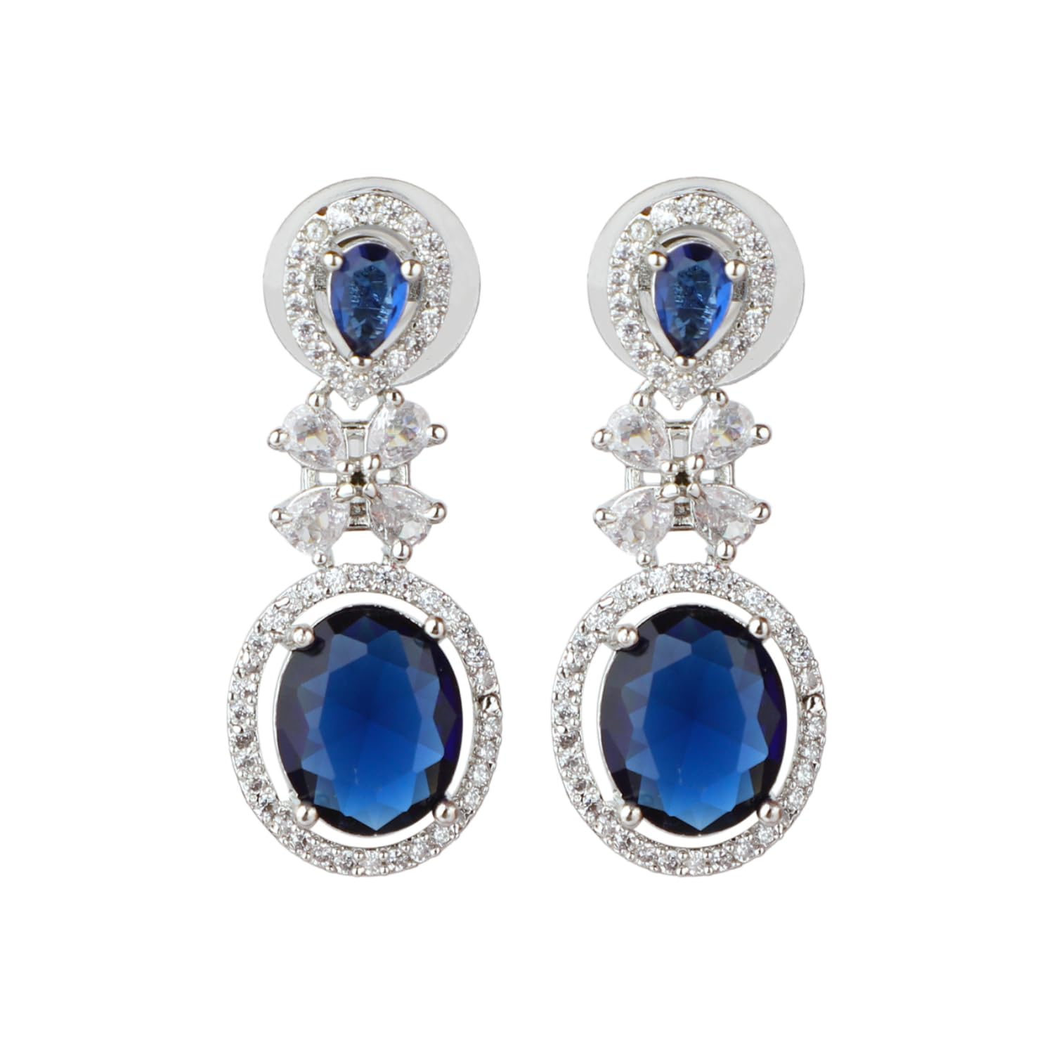 Jewellity AD Blue Stone Drop hangings/danglers/Designer Earrings Gift For Girls/Women ERA-727 (B0CKYZNLNK) Amazon Price History, Amazon Price Tracker