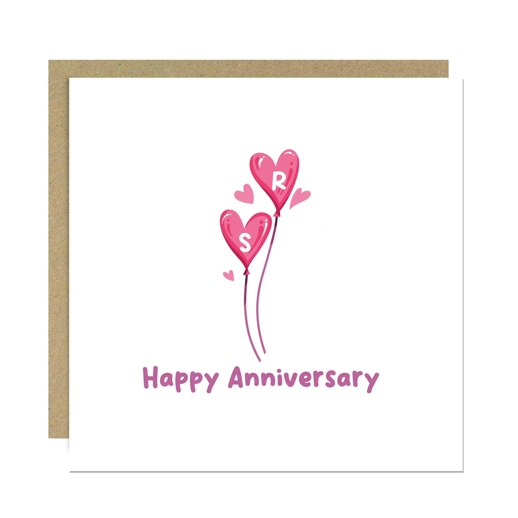 RED OCEAN Happy Anniversary Card, Anniversary Card, Personalised Anniversary Card, Card For Him, Husband Card, Card For Wife, Card For Boyfriend, Card For Her, Card With Envelope, Girlfriend Cards