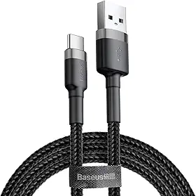 Cabo Carregador Usb Tipo - C 2 Metros Baseus Cafule