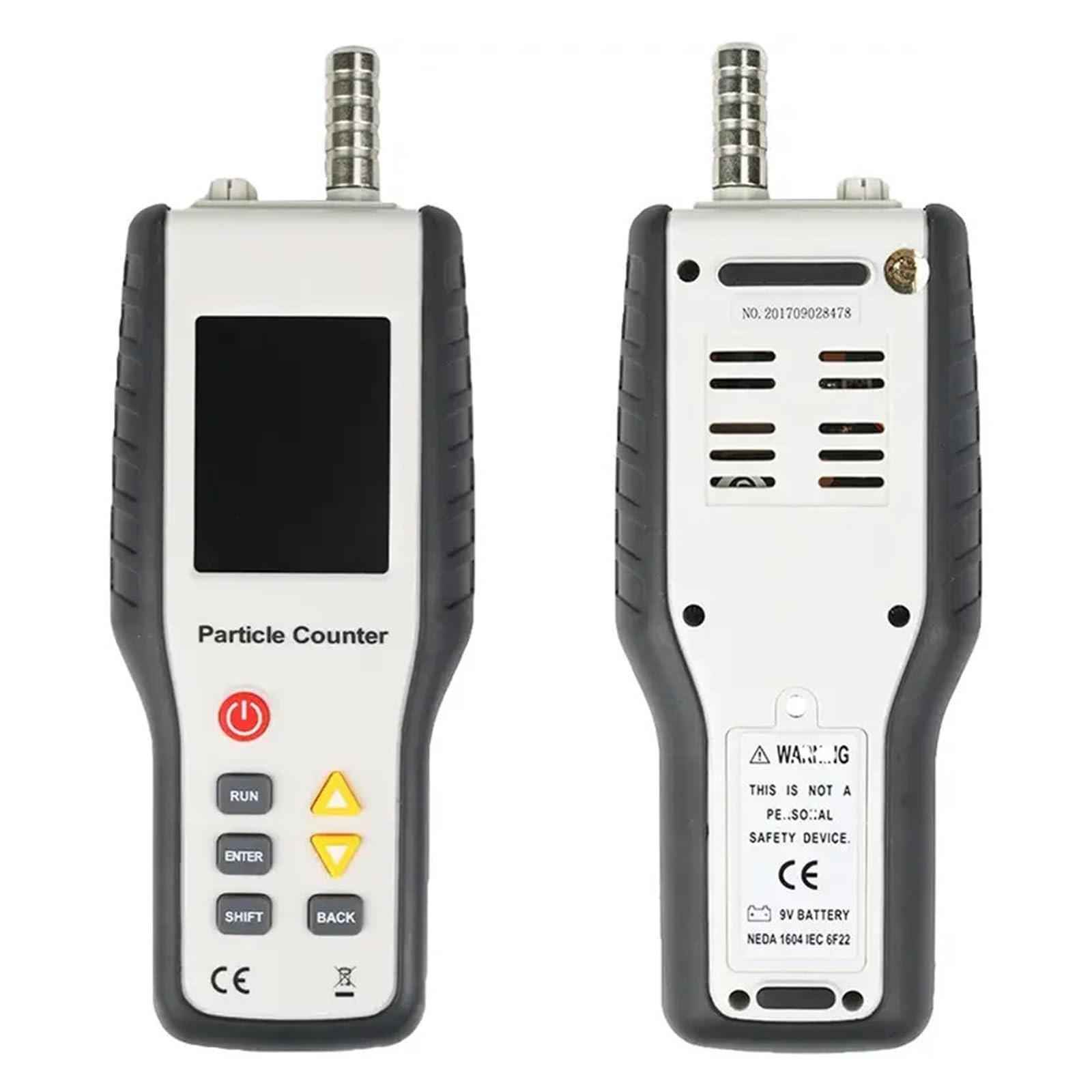 Detector de partículas PM2.5, Contador de partículas de Polvo, Detector de contaminación del Aire, medidor de partículas de Polvo, Pantalla LCD de 2,8 Pulgadas Amplias Aplicaciones