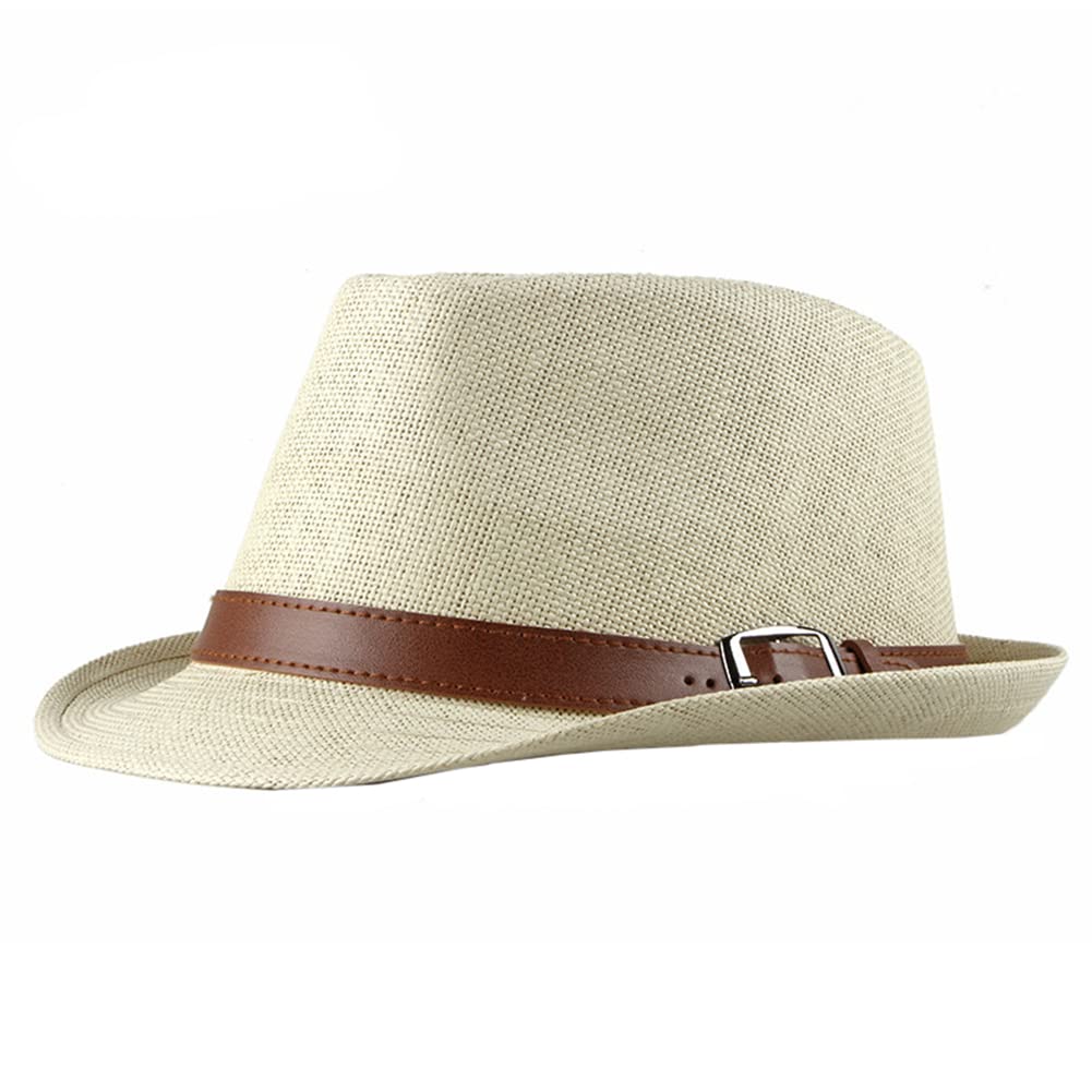 Chapeau De Paille Homme Classique Léger Respirable Femme Panama Chapeau de Soleil été pour Voyage Plage