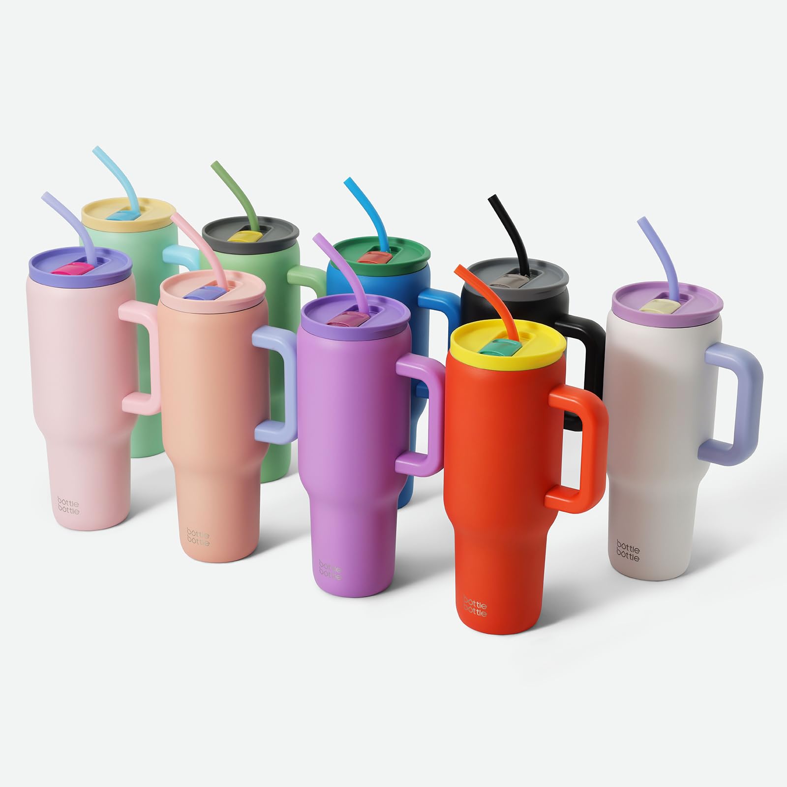 Gourde, 1000ML Bouteille D'eau Étanche Avec Paille Et Sangle, Gourde De