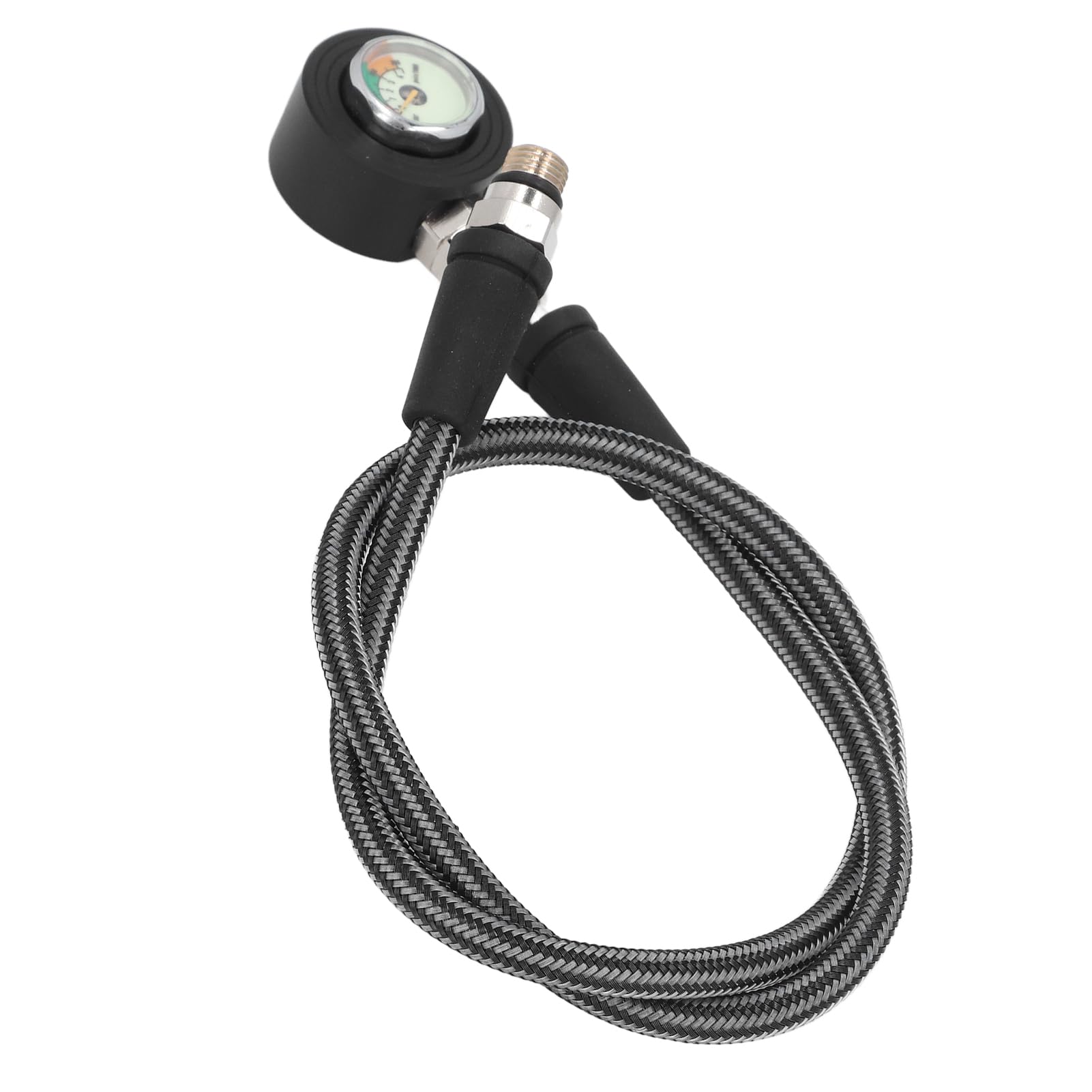 CHICIRIS Presión de Buceo de Buceo Sumergible Luminoso Duradero para Submarino con Manguera para Regulador BCD