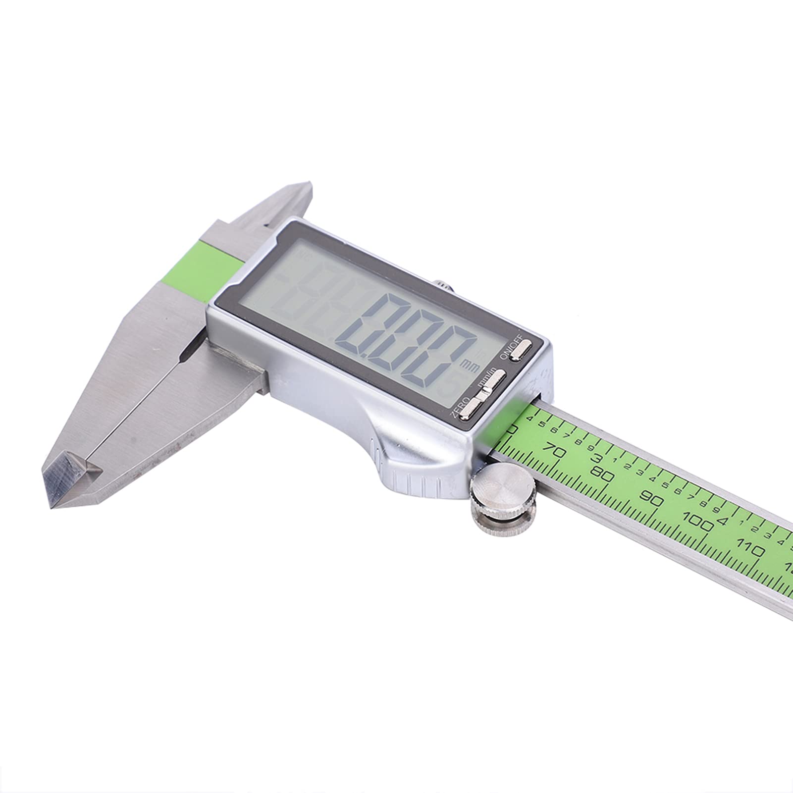 Calibrador digital vernier preciso acero inoxidable calibre de regla electrónica de alta resistencia para medición de bricolaje (200 mm)