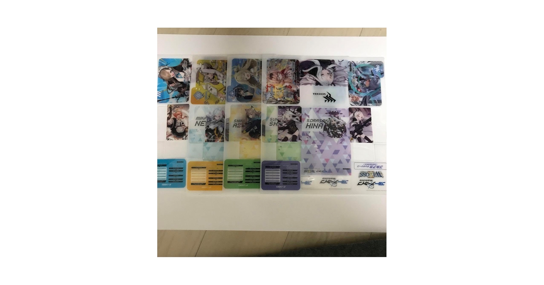 ウィクロス ブルーアーカイブ デッキケース 全8種セット デッキケース - 【カードショップ おうち】世界最大級WIXOSS
