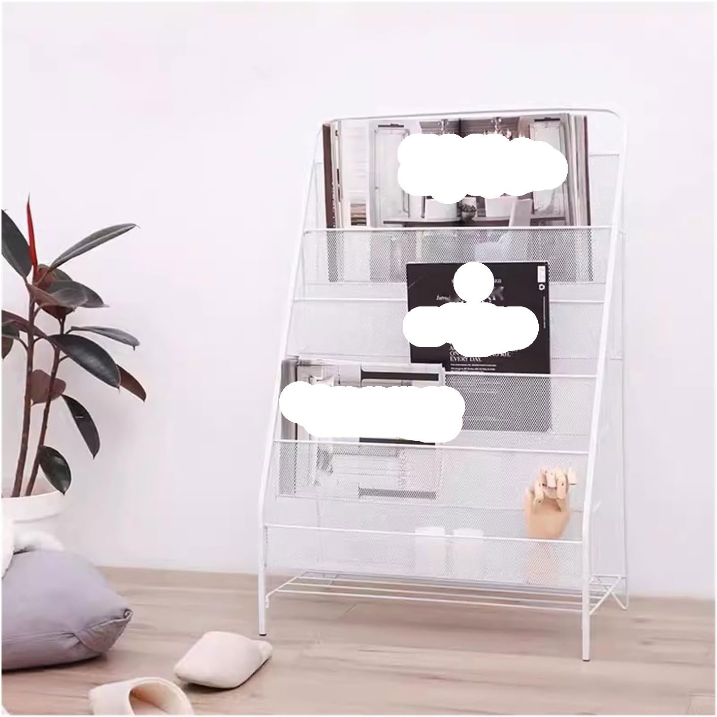 VOPLIVAT Iron Magazine Rack