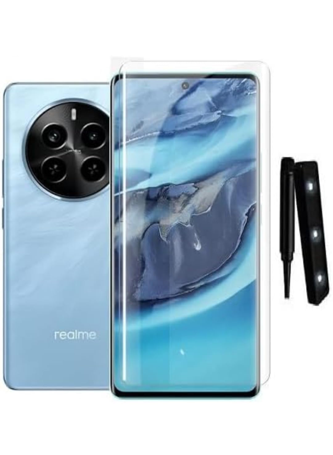 FAIYER BEAT Premium Curved Uv Tempered Glass For Realme P1 Pro Smartphone (Transparent,Pack Of 1) Advanced Border Less Full Screen Coverage Uv Screen Protector Guard (Realme P1 Pro) (B0D2M44GW1) Amazon Price History, Amazon Price Tracker