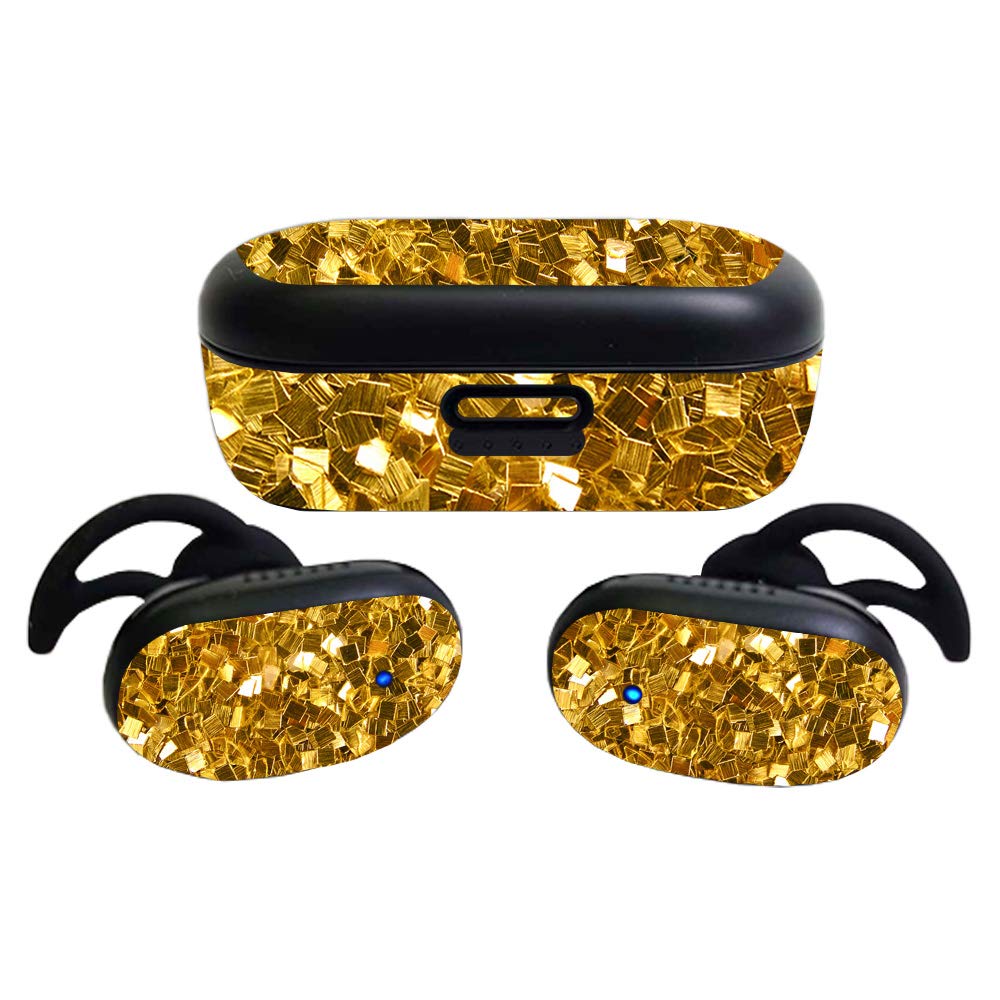 MIGHTY SKINS MightySkins Glossy Glitter Skin Compatible with Bose QuietComfort Earbuds (2020)