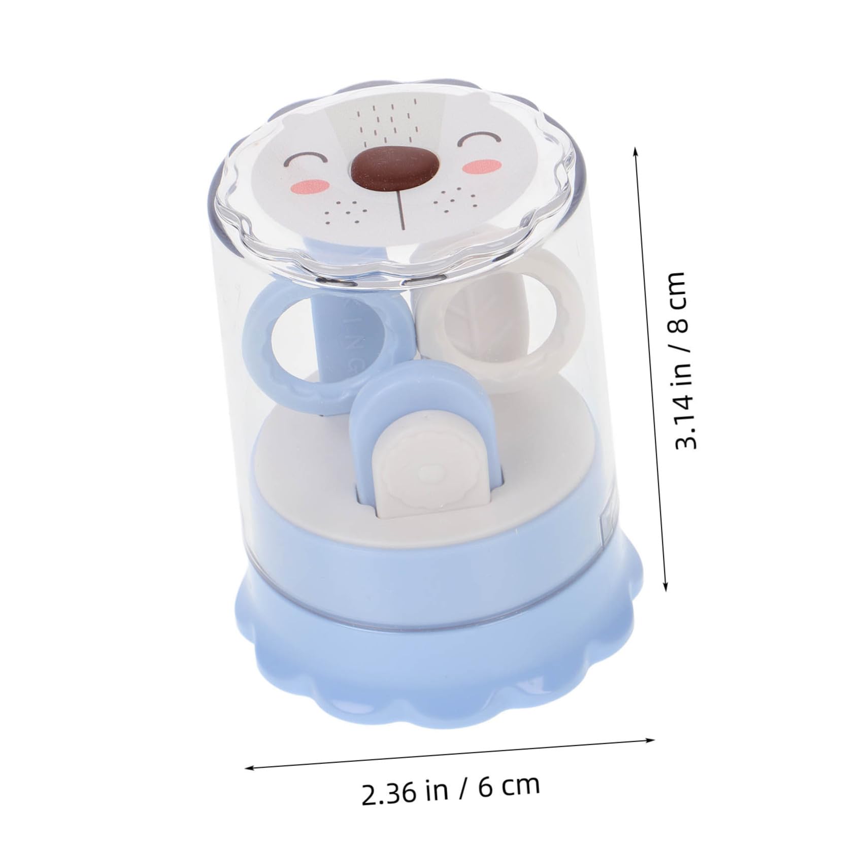 BESTonZON Nail Trimmer 2-in-1 Baby Grooming Kit Cat Ear Design Baby Nail Clippers for Boys Girls