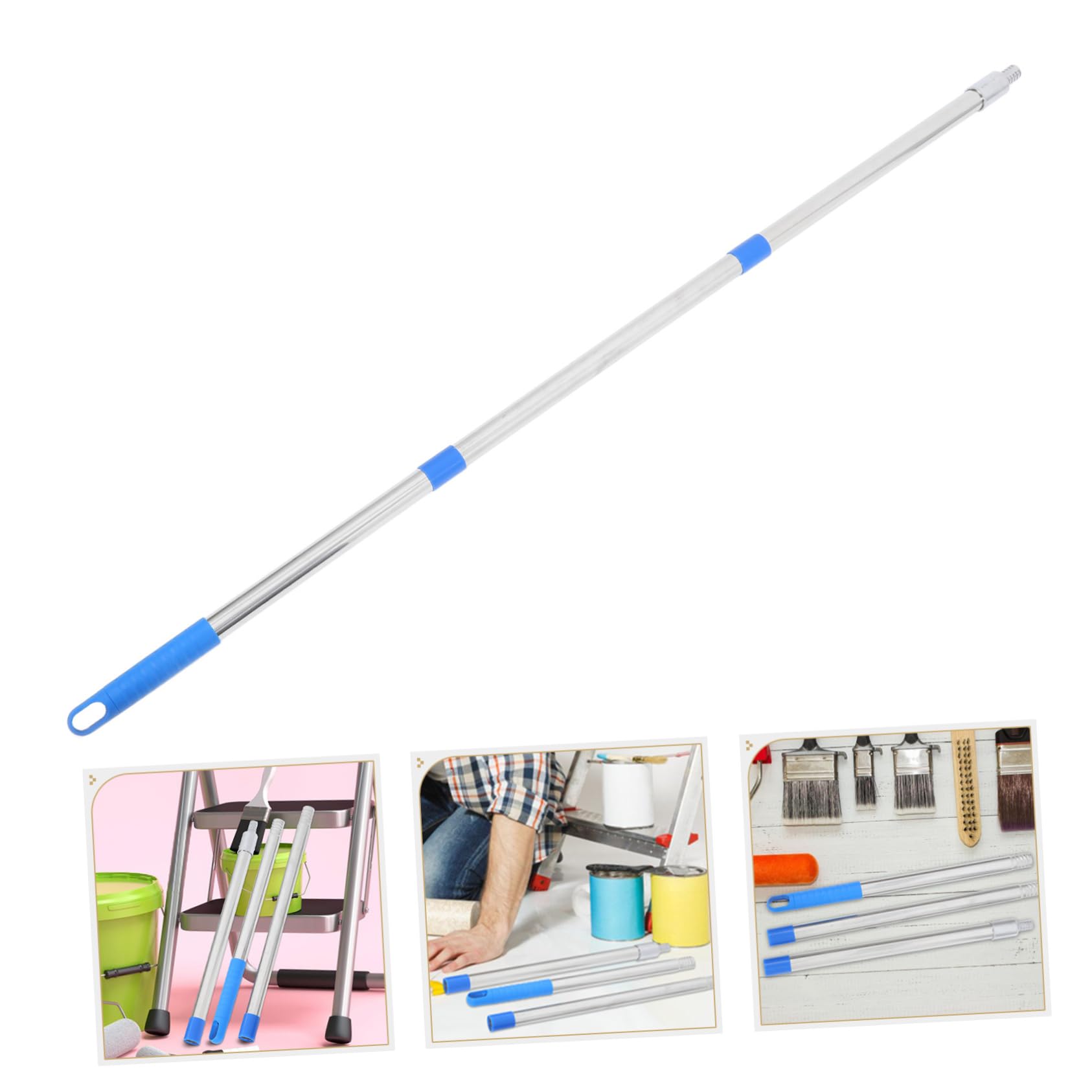 Angoily Lot de 5 Rallonges Télescopiques en Alliage Daluminium pour Rouleau de Peinture pour Une Peinture Facile Plafond