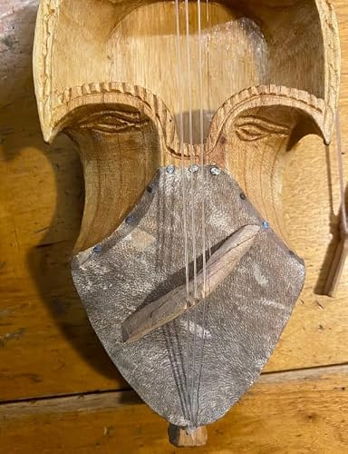 Amazon | ヒマラヤクラフト サランギ 伝統的なネパール民族楽器