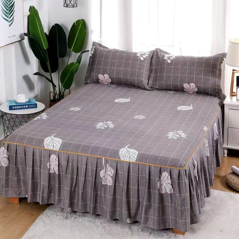 Drap plat fleur drap de lit TIVAS chaud pour literie de maison 3 pièces - 3