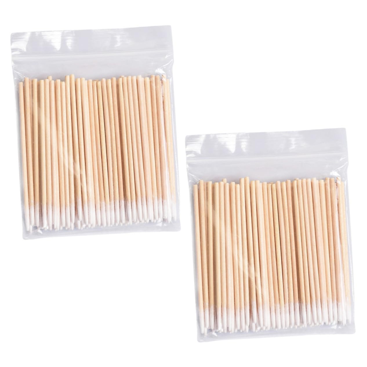 Beatifufu Long Cotton Swab Sticks 1000pcs Disposal Cleaning Swabs Makeup Removal Facial Cleansing