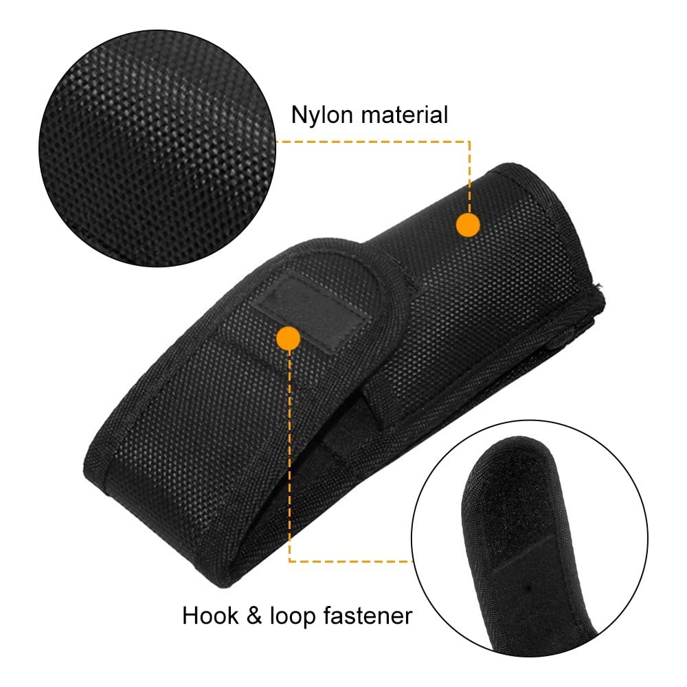 Fondina Per Torcia Da Cintura DONGKER - Porta Torcia Compatto In Nylon