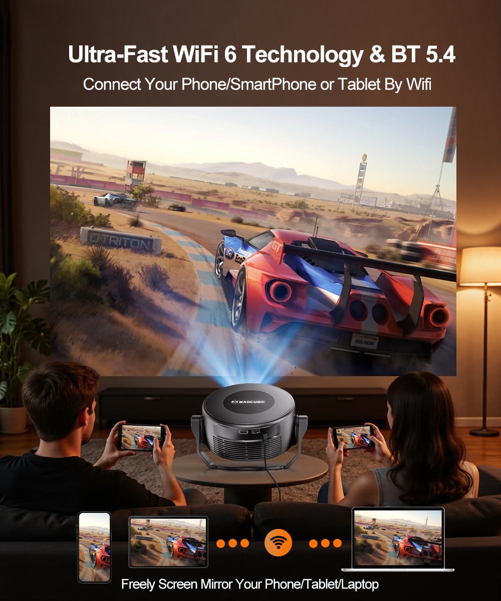 Magcubic Mini projecteur 4K 260 ANSI Wi-FI 6 et Bluetooth 5.4