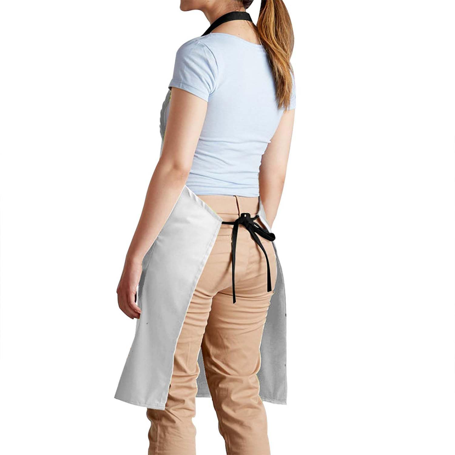 Smooffly Three Cute Kittens Apron Adjustable Apron Cooking Kitchen Chef Women Men Aprons for Home Kitchen Restaurant - Image 3