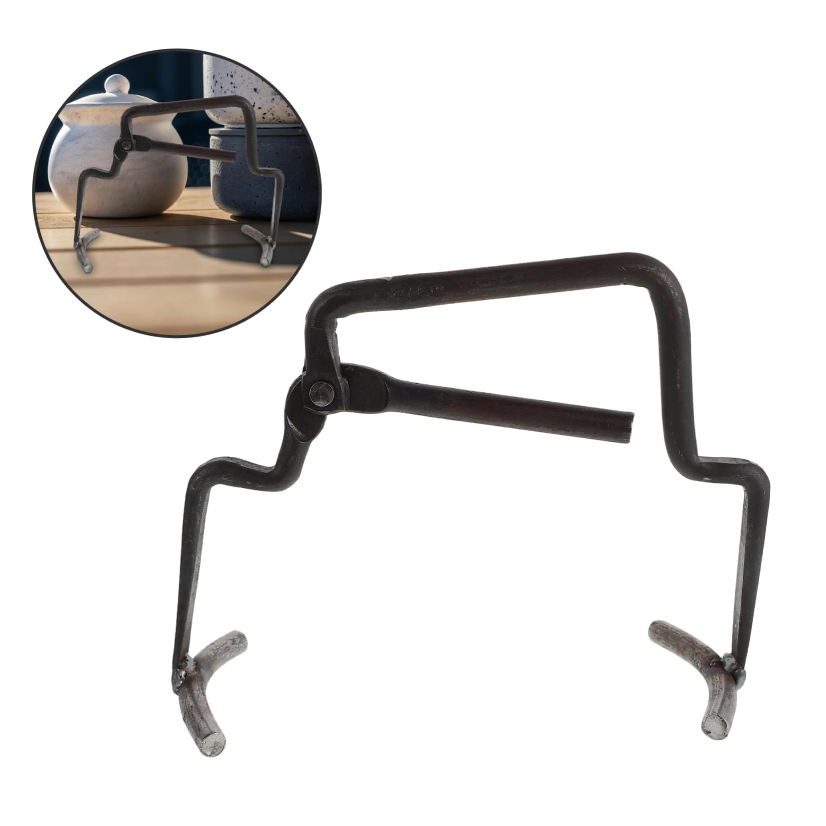 Pinzas De Hierro Para Ollas Resistentes Al Calor Elevador De Tarros Para Cocinar Casa Antideslizante Para Cuencos De Arcilla Pinza Para Olla Caliente