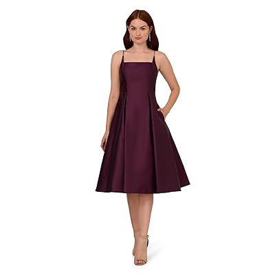 Adrianna Papell Mikado Midi Dress Women