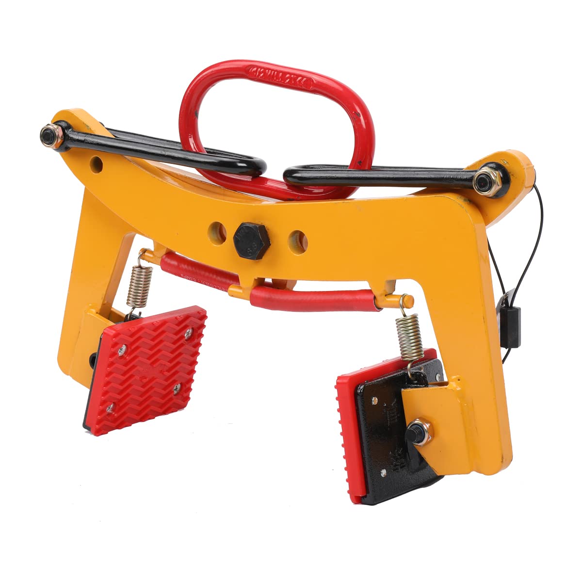 Versetzzange Bordsteinzange Hebezange Bordstein Steinträger Heber Steingreifer, Bordsteinträger Steinzange Pflastersteinzange Pflasterträger, Max. Laden 280 kg, Verstellbare Öffnung 6-24cm