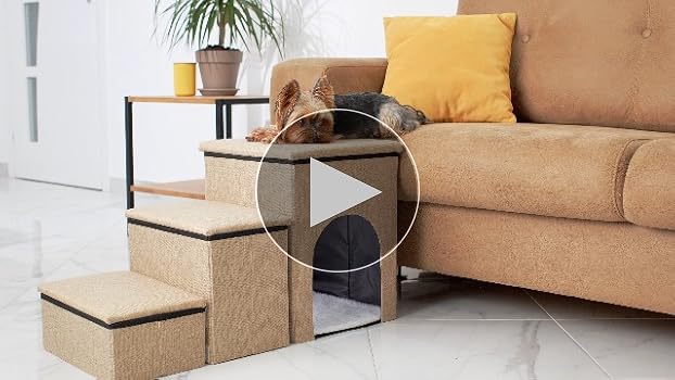 Dog Sofa Stairs Pet 2/3/4 Steps Stairs For Small Dogs Cats Ramp Ladder