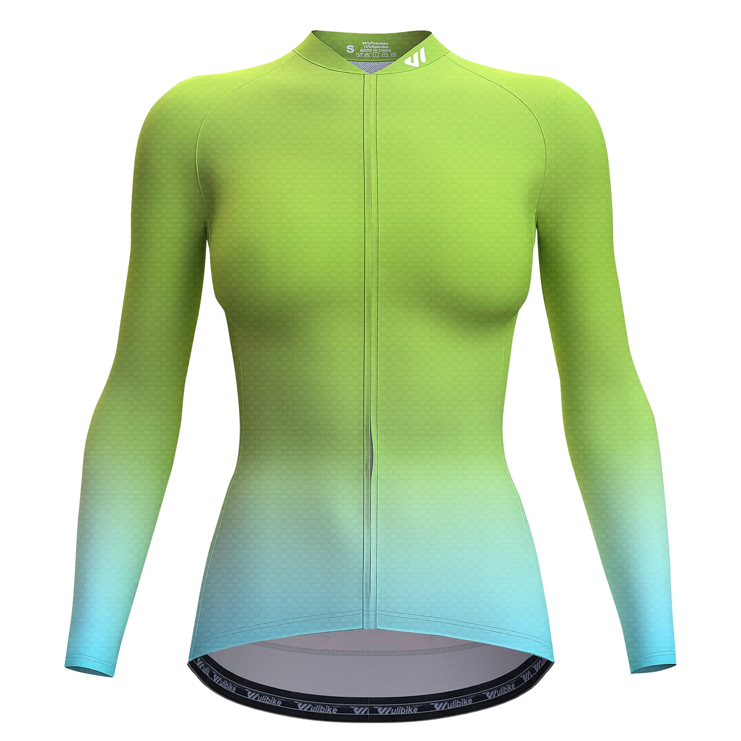 Wulibike Cycling Jersey Women Long Sleeve,Bicycle Biking Bike Shirts for Women with Pockets
