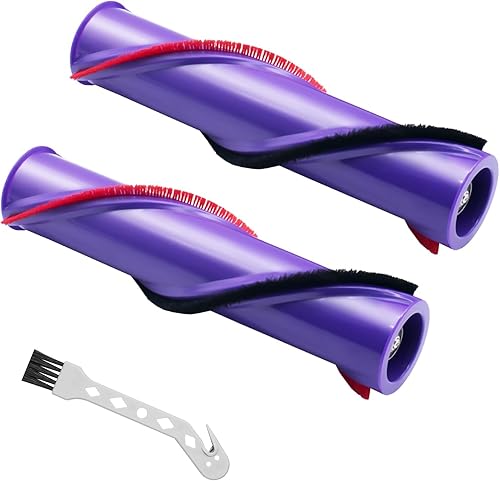 Miniatura 8 de Paquete de 2 cepillos de rodillo de repuesto para limpiador de cabezal de motor de liberación rápida de la marca ilovelife compatible con Dyson V10