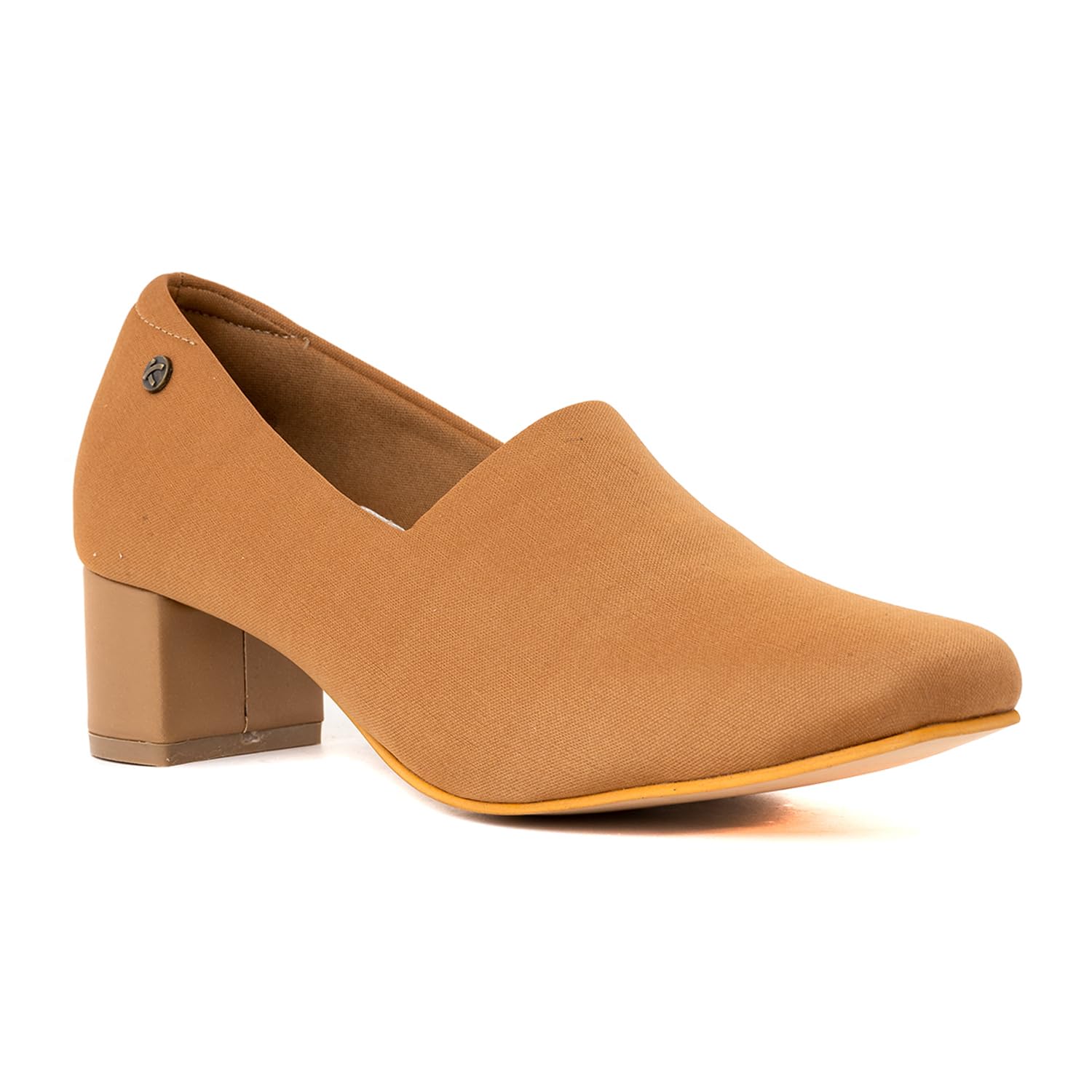 Sharon Block Heel Loafers Casual Shoe for Women-image-5