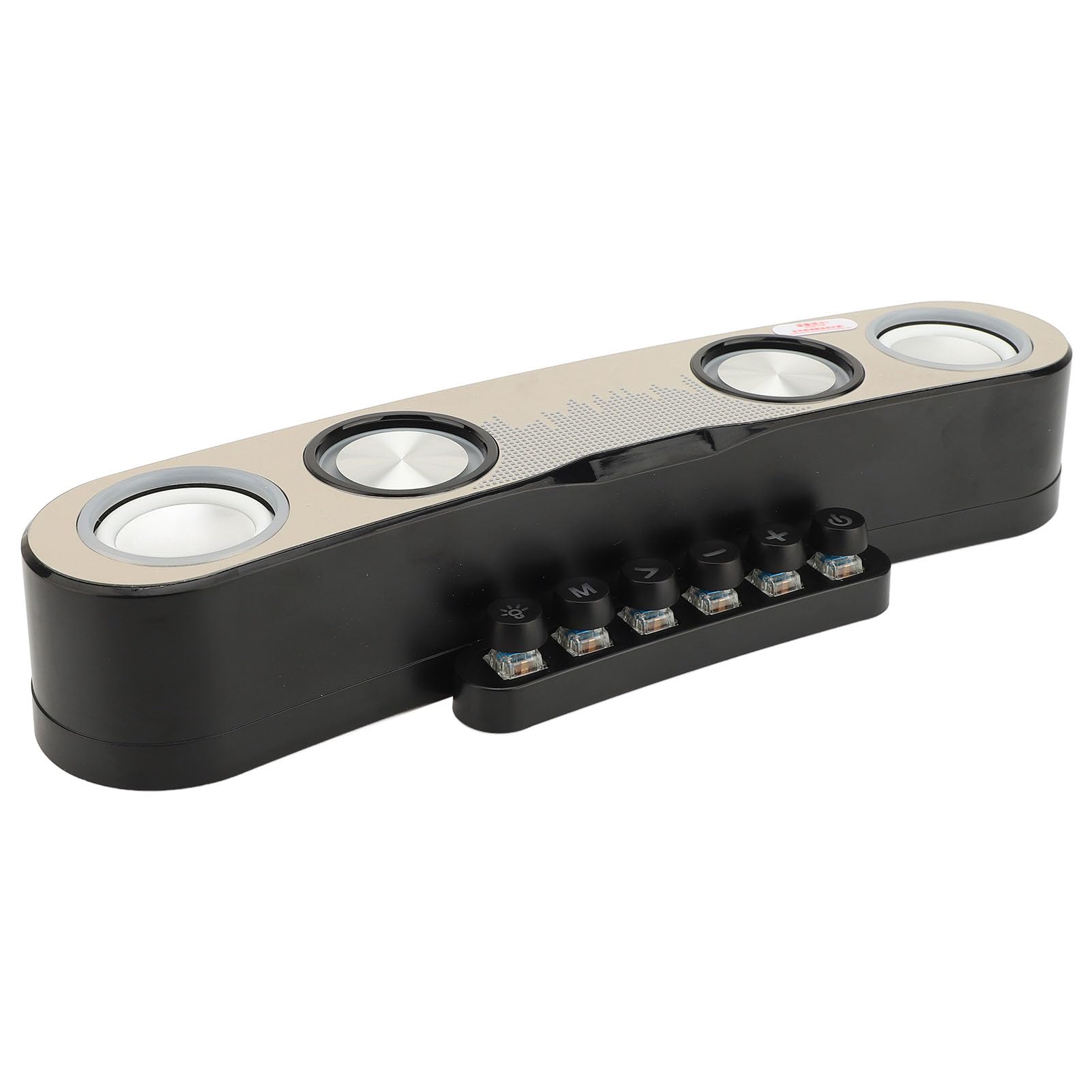 Altoparlanti per Computer Bluetooth RGB con Luci LED Colorate per Giochi e Contenuti Multimediali |Soundbar Wireless per PC Desktop e Dispositivi Mobili |Costruzione in Plastica Resistente
