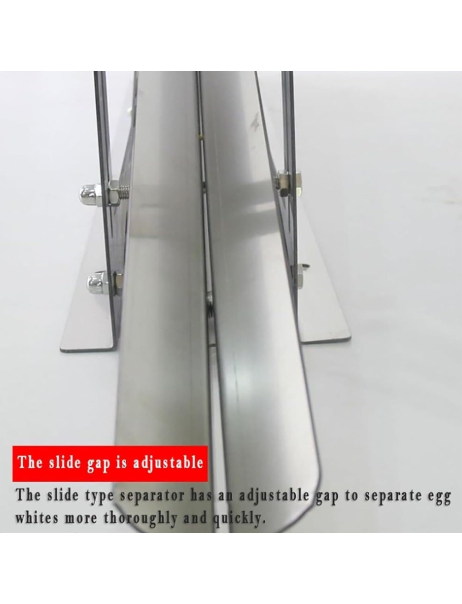 Separatore di tuorlo di pollo, filtro per uova da 500-800 pezzi/h, macchina di separazione in acciaio inossidabile 304 spesso 2 mm, altezza regolabile per uso domestico e cucina