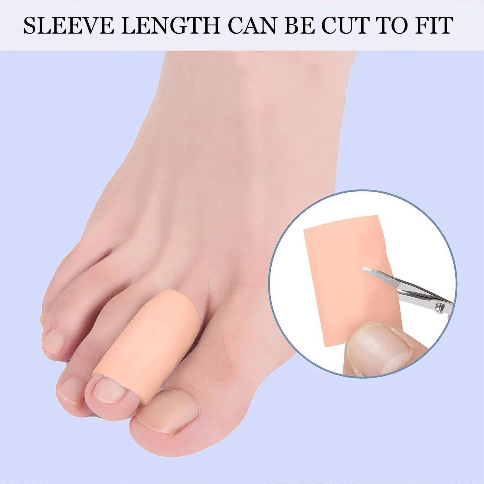 Protector de Dedos de Los Pies, 30 Piezas Protector Dedos Pie Silicona, Callos, Durezas y Ampollas, Separadores de Dedo para Dedo Superpuestos