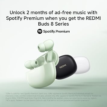 Xiaomi Redmi Buds 8 Siyah Bluetooth 5.4 Kulak İçi Kulaklık
