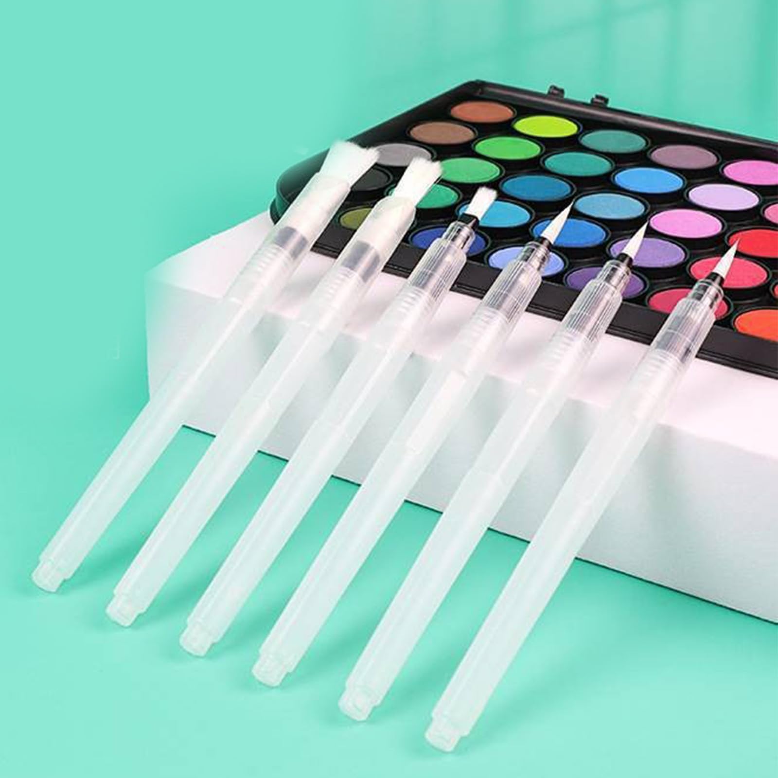 12 Pinceaux à Eau Rechargeables : Stylos Pour Aquarelle Avec Pointe