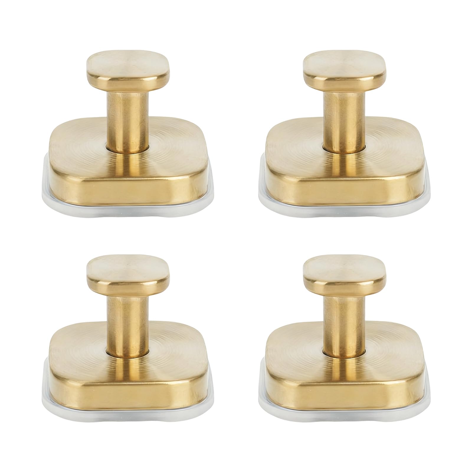 Hsioluted Of 4 Rustproof Absorption Cup Wall Fasteners Strong 7lb Capacity for Kitchen Bathroom Holiday Wreath Suspended Denial Remainder Absorption Cup Fasteners for Christmas Garnishes