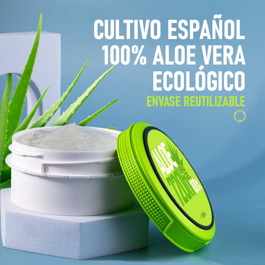 Gel de Aloe Vera para Cuidado de la Piel y el Cabello: Hidratante Corporal, After Sun, After Shave, Balsamo Barba, Reparadora Cabello, Depilacion y Afeitado, Hidratante Facial - 5000 ml 5 L
