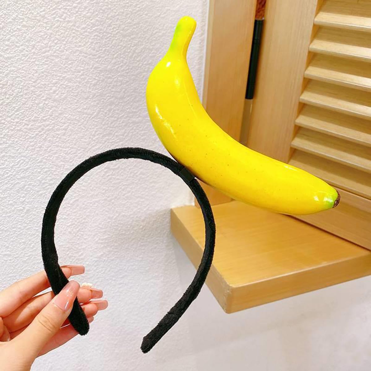 バナナ型カチューシャ Amazon.co.jp: NOBONU カチューシャ 面白いヘアクリップ アクセサリー