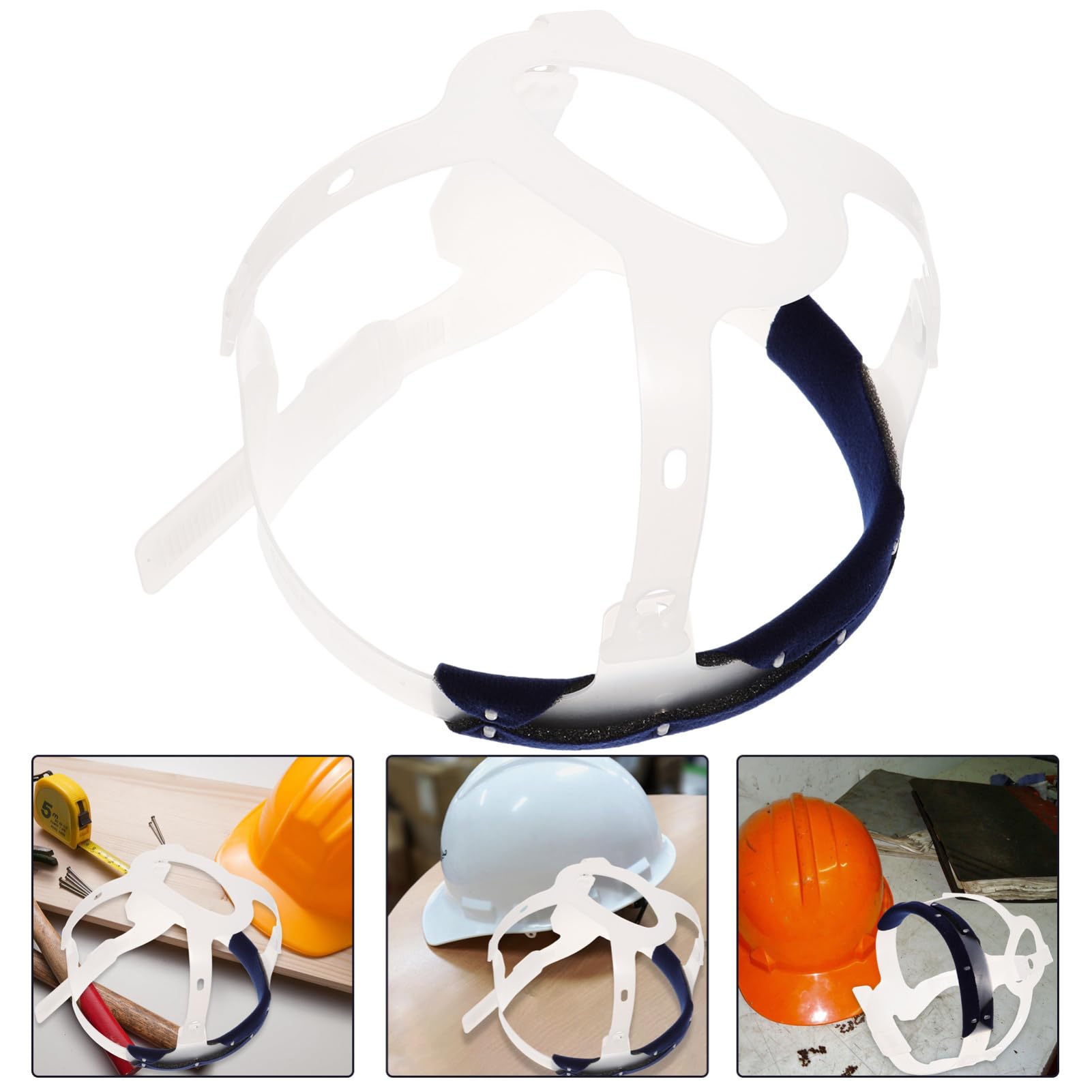 SHINEOFI Forro del Casco Forro de suspensión de Casco revestimientos para Casco suspensión de Casco Duro suspensión de Casco Ajustable suspensión del Casco de Seguridad Educación física