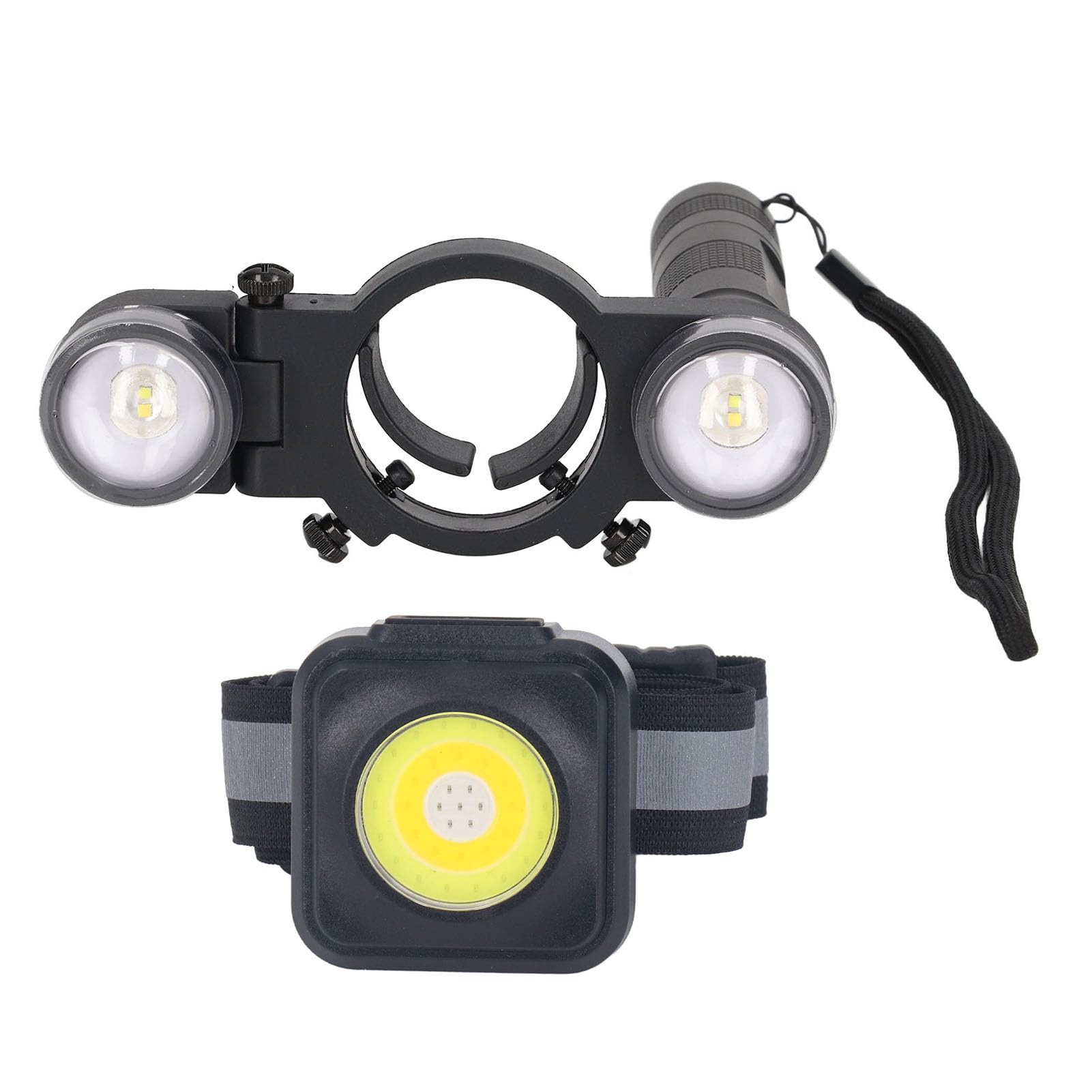 Eujgoov Luce per Pistola a Spruzzo per Verniciatura, Materiale ABS, Ugello a luminosità Regolabile e Luci a Tazza per Carrozzeria Automobilistica e Progetti Fai-da-Te