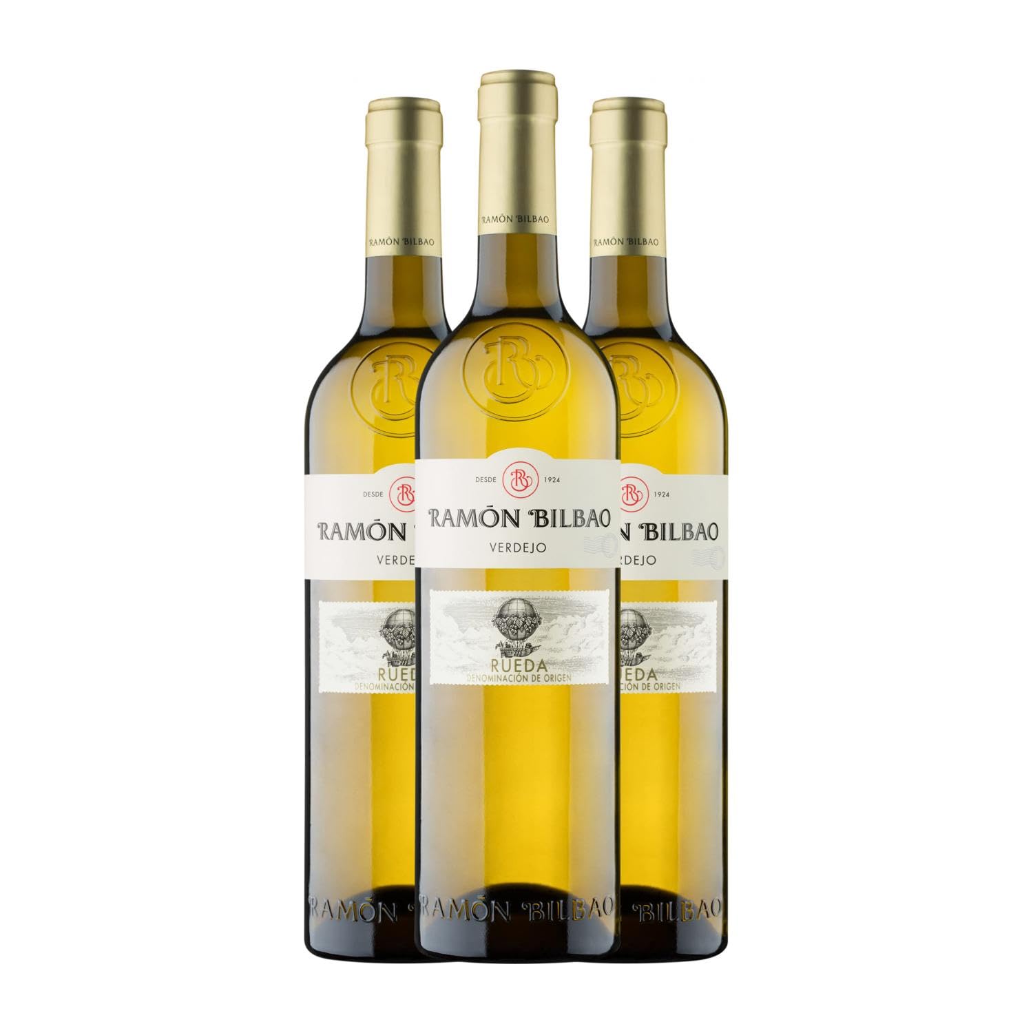 Ramón Bilbao Verdejo Rueda Joven Botella Magnum 1,5 L Vino blanco (Caja de 3 Botella Magnum de 1,5 L)
