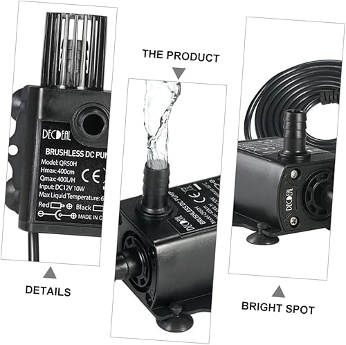 Miniatura 5 de 12V Miniature Water Pump Submersible Fountain Pump for Fish Tanks Computer Cooling and Hydroponics Durable Low Vibration Versatile Use for Gardens