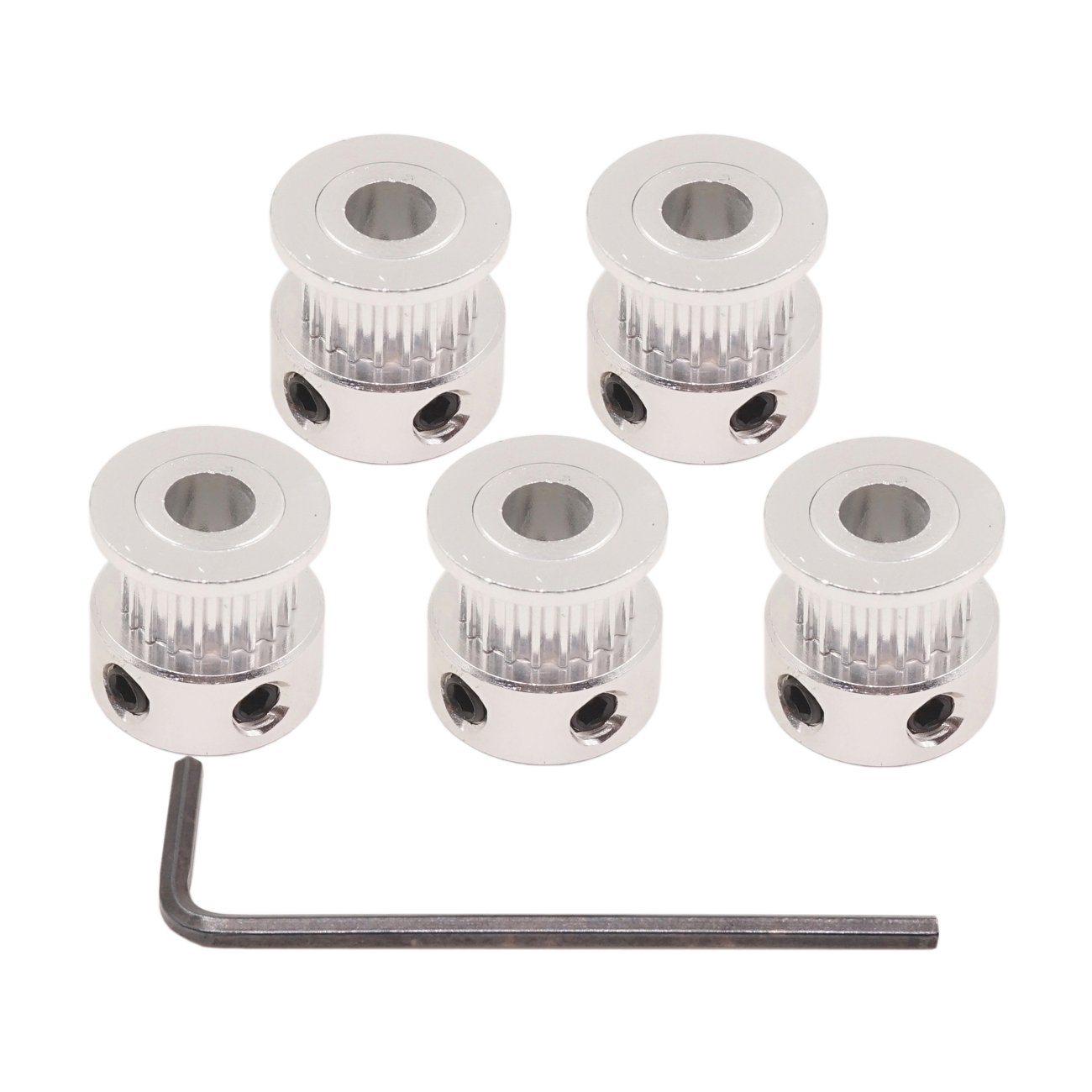 WINSINN GT2 Timing Belt Pulley 20 Teeth, 5mm Bore, for 6mm Width Belt - Ideal for 3D Printers, CNC Machines, Robotics (5-Pack) — Amazon image 11