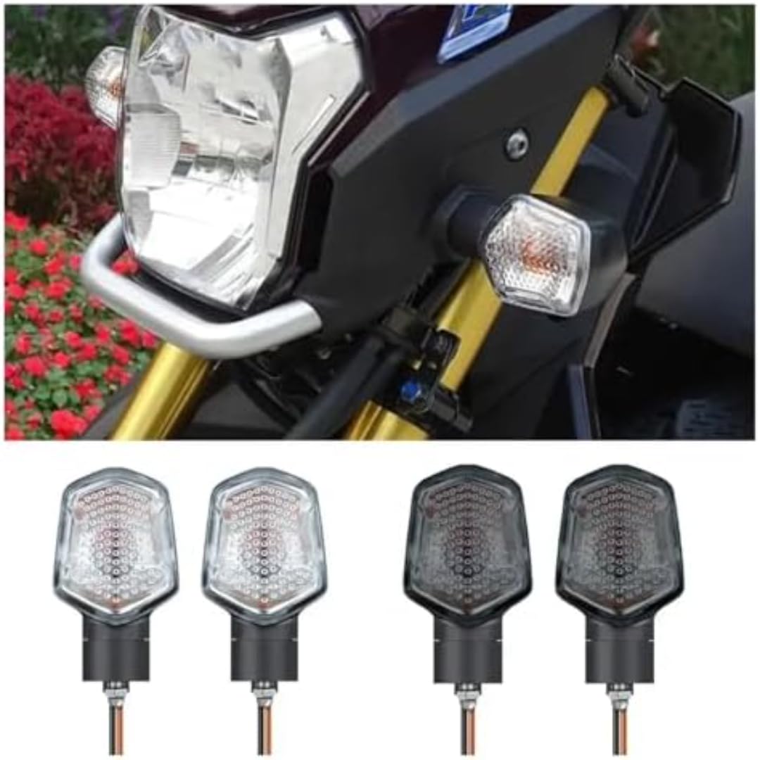 Mini uniwersalne wskaźniki Dla Msx125 M3 Kierunkowskazy motocyklowe 2 szt. Kierunkowskazy motocyklowe przednie tylne uniwersalne akcesoria motocyklowe Lampa sygnalizacyjna Dc 12v Światła