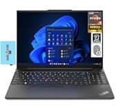 Thinkpad E16 Gen 2 Business Laptop 16.0" IPS WUXGA Display (AMD Ryzen 5 7535U, 16GB DDR5, 512GB PCIe SSD, Backlit KYB, Fingerprint, WiFi 6E, BT 5.3, Win 11 Pro) w/DKZ Hub