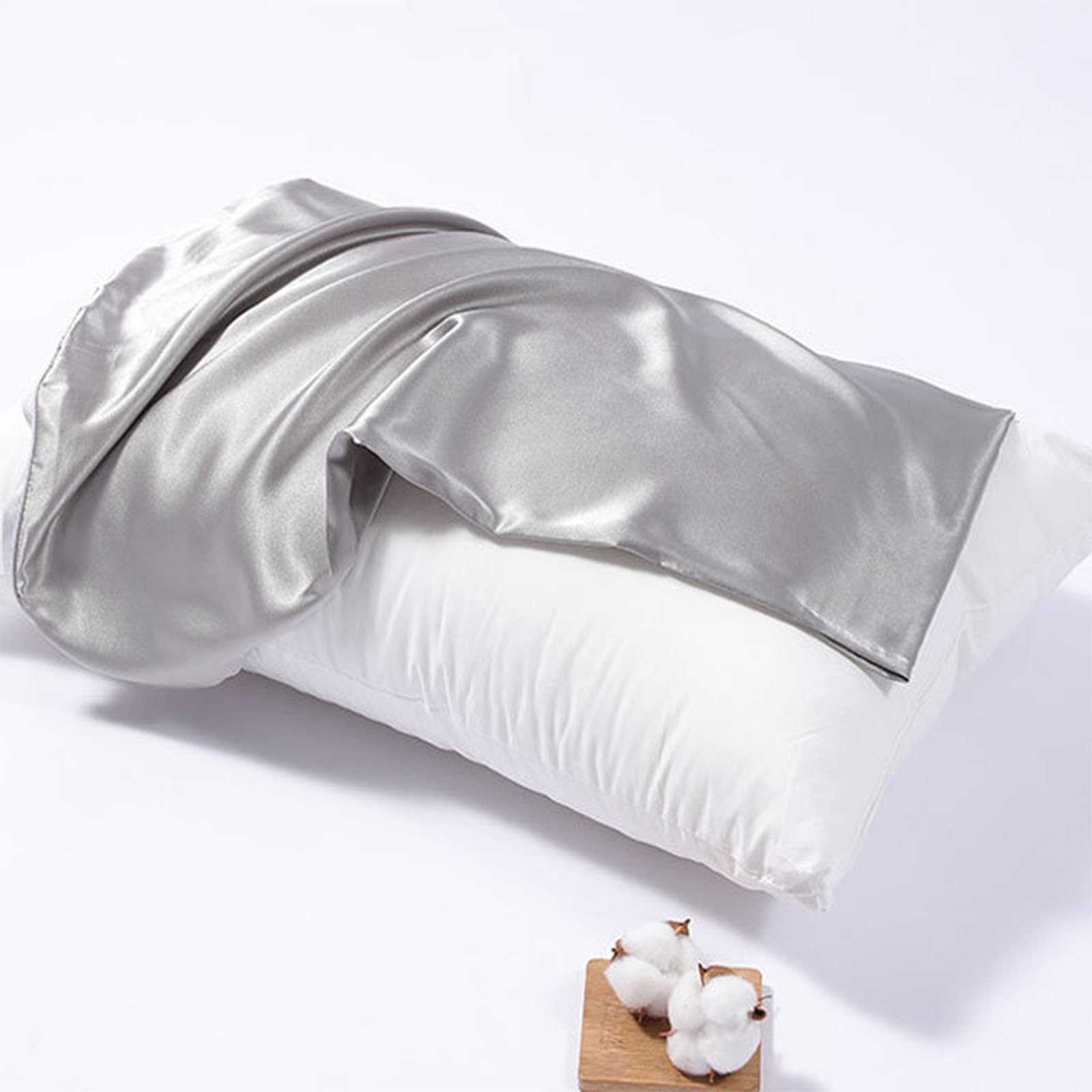 Lot de 2 housses de coussin rafraîchissantes avec fermeture éclair pour les dormeurs chauds