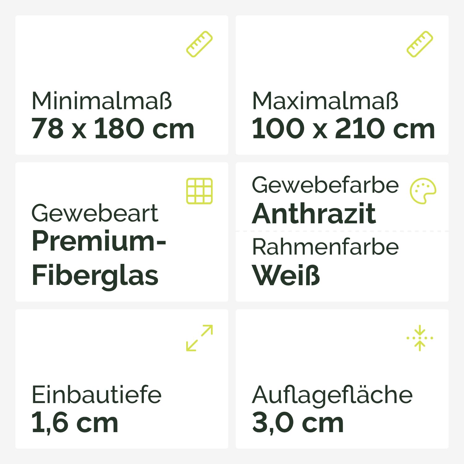 Nematek Insektenschutz Tür Teleskoprahmen - schmale Fliegengitter Tür mit Rahmen für Balkon & Terrasse - 100 x 210 cm teleskopierbare Fliegengitter Tür in weiß - Montage erfolgt ohne Zusägen