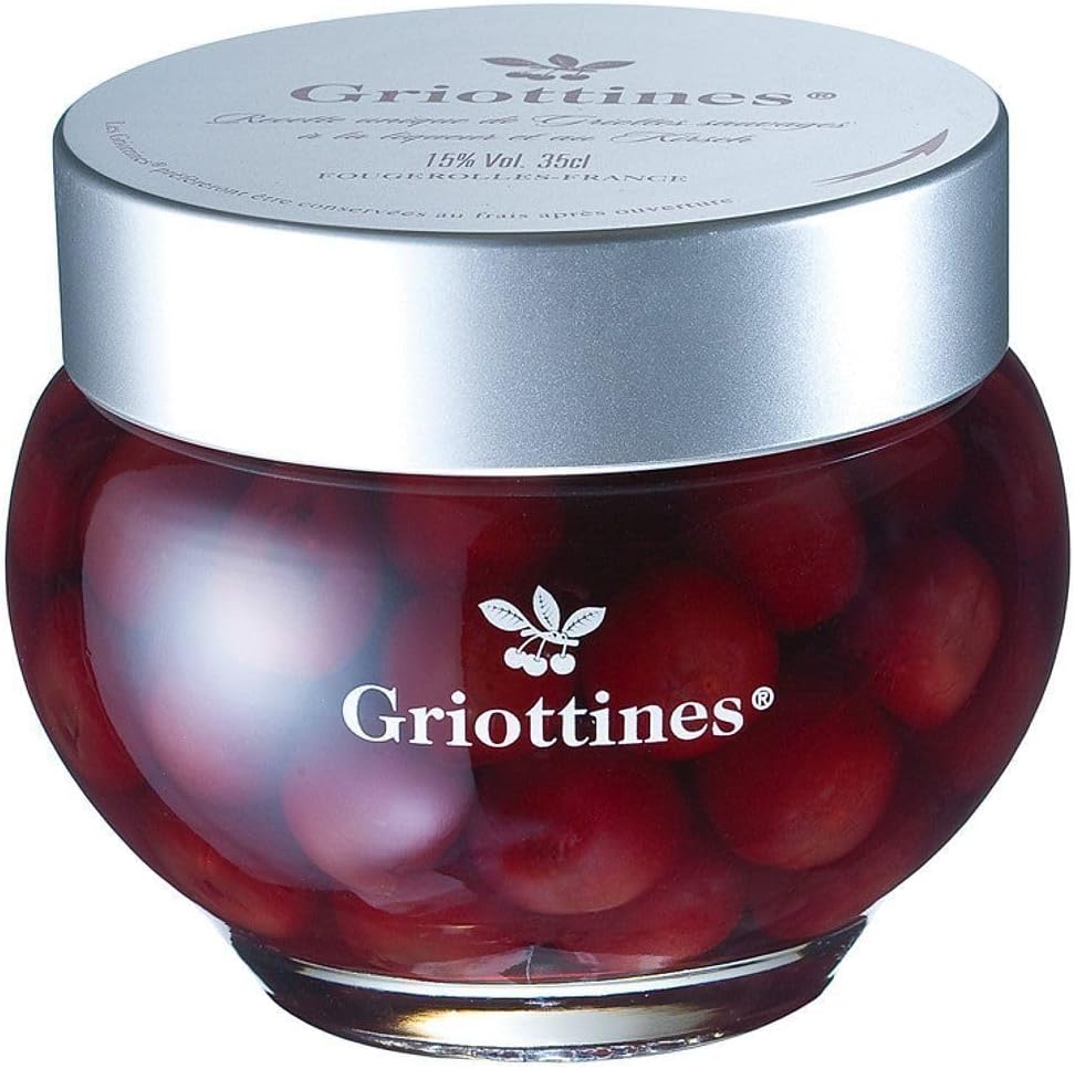 French Morello Cherries (Griottines), Pack of 4 Jars, 11.05 Ounces Each, Imported